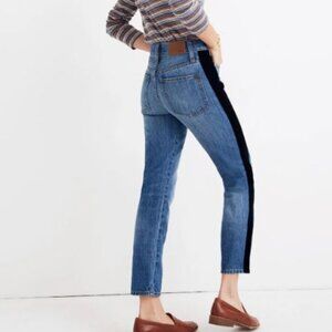 Madewell The Perfect Vintage Jean: Velvet Tux Stripe Edition Size 28